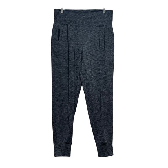 Athleta Pants - Athleta Venice High Rise Jogger Size Medium Heather Gray Stretch Zip Pockets